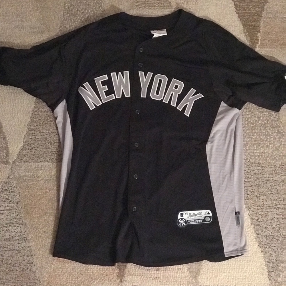 NY Yankees away batting practice jersey #25